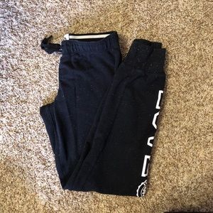 Black “Love Pink” joggers FLASH SALE!